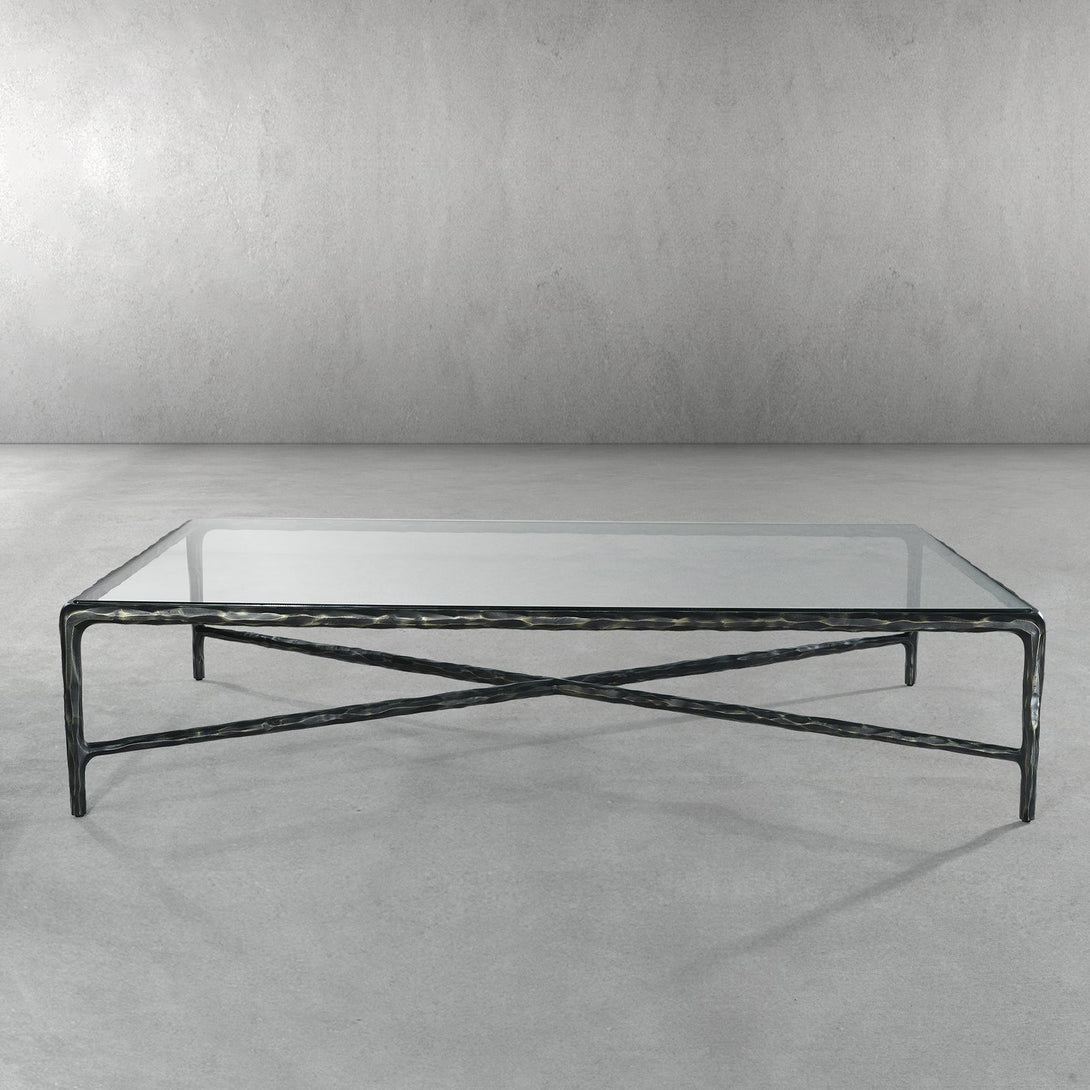 Thaddeus Glass Rectangular Coffee Table