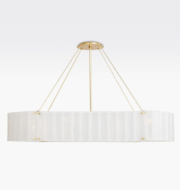 Willamette Glass Linear Chandelier 60''