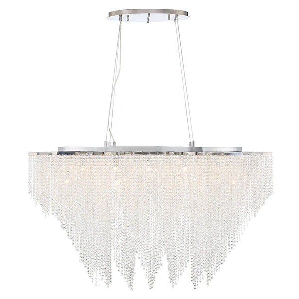 Cohen Crystal Oval Chandelier