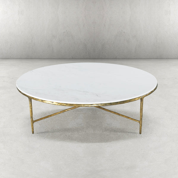 Thaddeus Marble Round Coffee Table 55"D