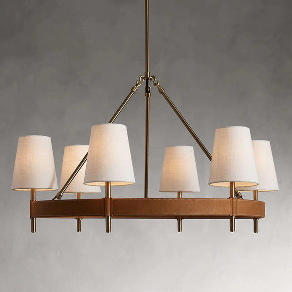 Hasting 6-Light Halo Chandelier