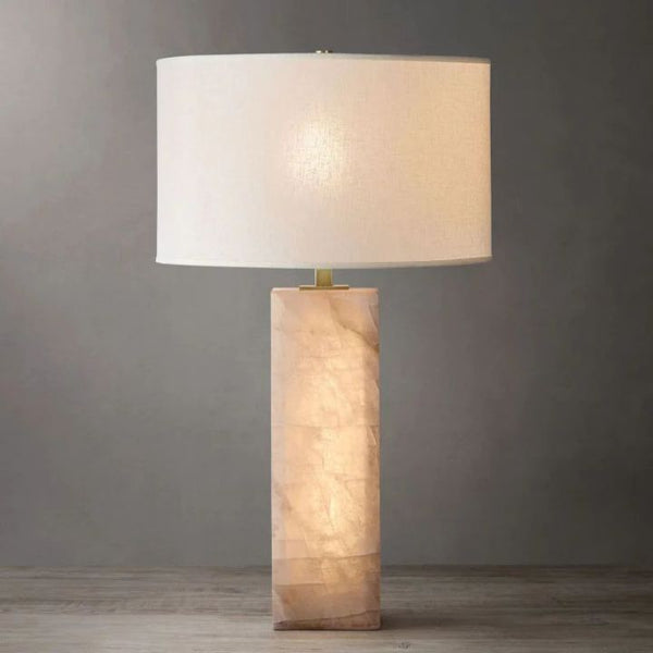 Alabaster Riven Table Lamp
