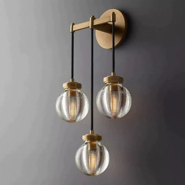 Augety Spherical Modern Triple Wall Sconce