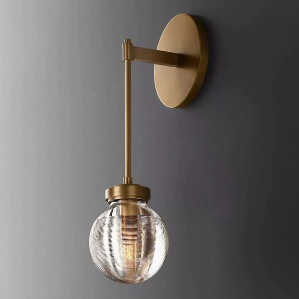 Augety Spherical Modern Wall Sconce (Rod)
