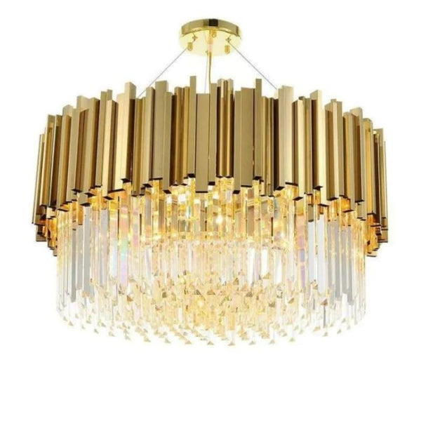 Bahay Charles Crystal Round Chandelier