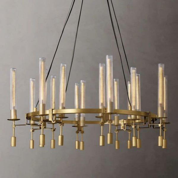 Bouncy Round Chandelier 46"