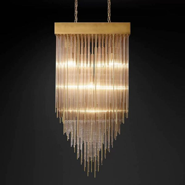 Cassie Square Chandelier 30"