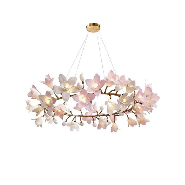 Circular Blossom Chandelier