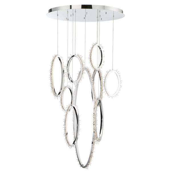 Scoppia Integrated LED Round Grand Chandelier