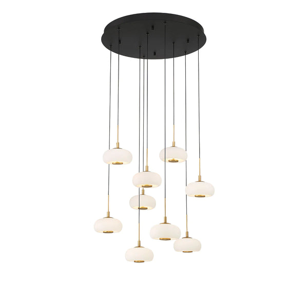 Lanterns 9 Light Round LED Chanderlier