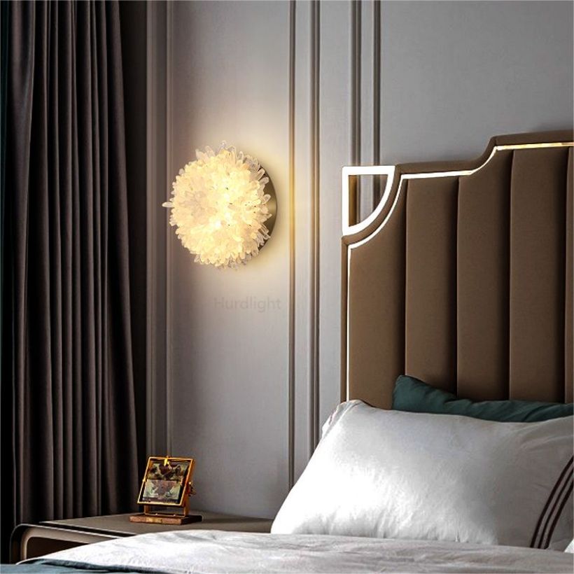 Primary Crystal Cluster Wall Sconce