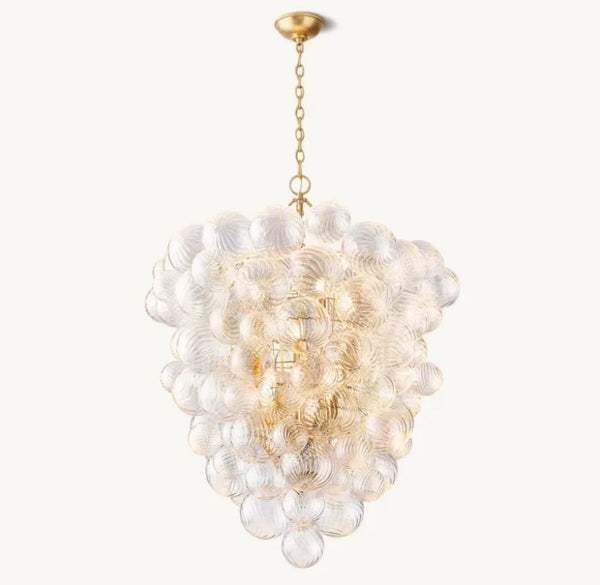 Tammy Grape Glass Ball Chandelier