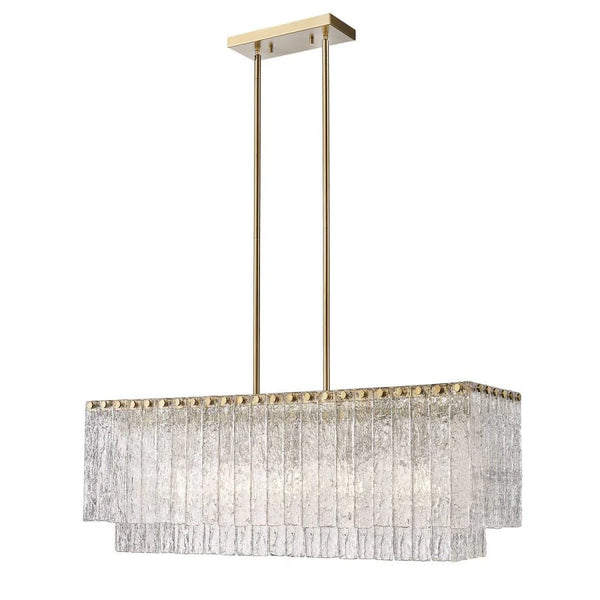 Aimee Linear Glass Chandelier