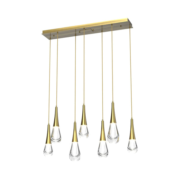 Water Drop Rectangle LED Chandelier