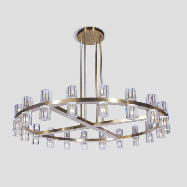 Aurora 1-Tier Round Chandelier 50”