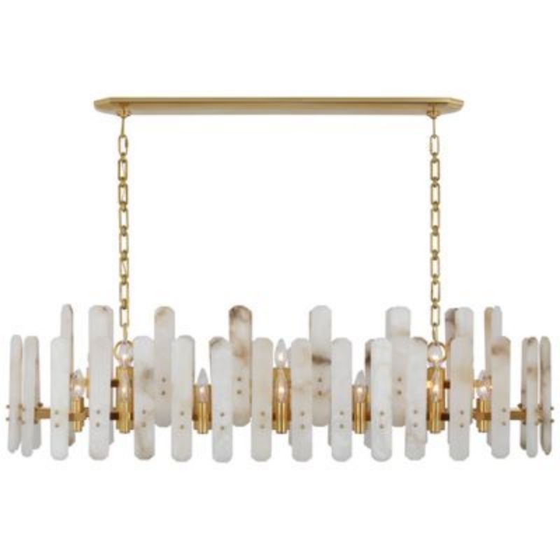 Alabaster Aerin Bonnington Large Linear Chandelier – Doublelighting